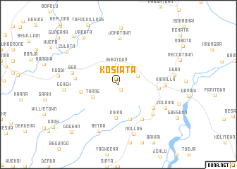 map of Kosiata