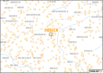 map of Kosica