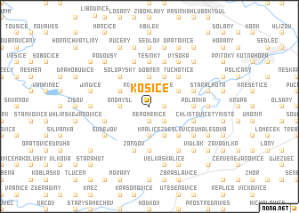 map of Košice