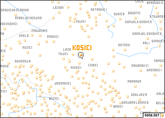 map of Kosići