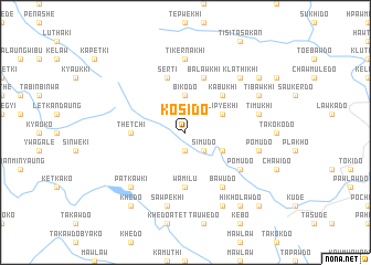 map of Kosido