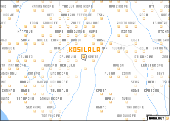 map of Kosilala