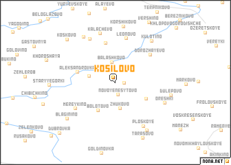 map of Kosilovo