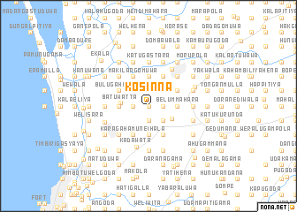 map of Kosinna