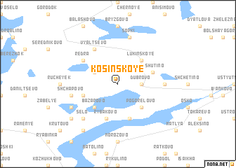 map of Kosinskoye