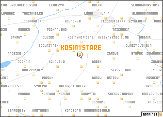 map of Kosiny Stare