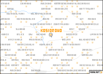 map of Kosiorowo