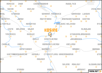 map of Košíře