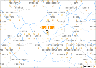 map of Kositaru