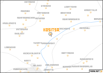 map of Kositsa