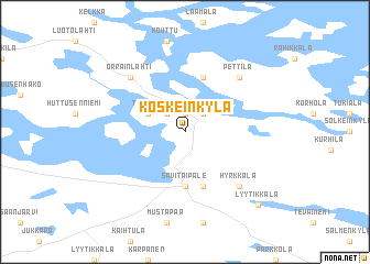 map of Koskeinkylä