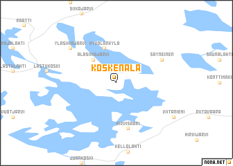 map of Koskenala