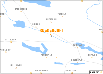 map of Koskenjoki