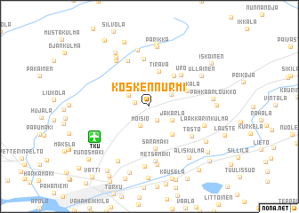 map of Koskennurmi