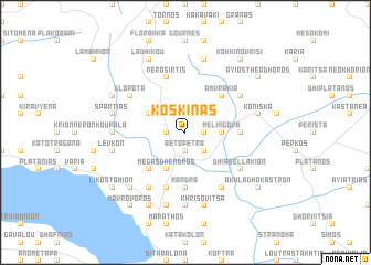 map of Koskinás