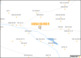 map of Koskioinen