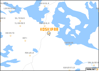 map of Koskipää