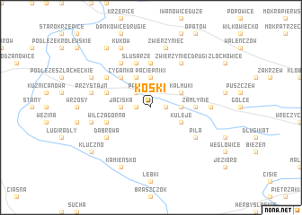 map of Koski