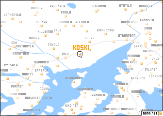 map of Koski
