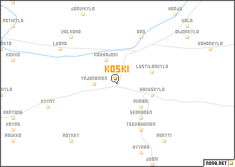 map of Koski