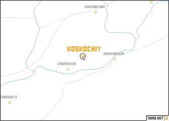 map of Kos-Kochiy