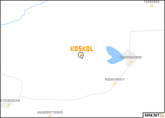 map of Koskolʼ