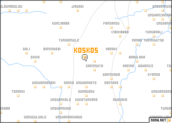 map of Koskos