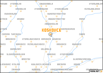 map of Koškovce