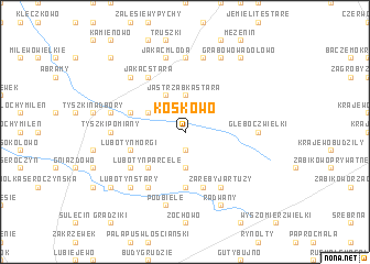 map of Koskowo