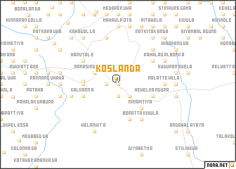 map of Koslanda