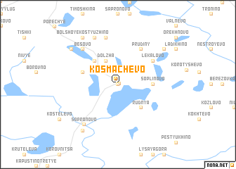 map of Kosmachevo