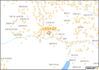 map of Kosman