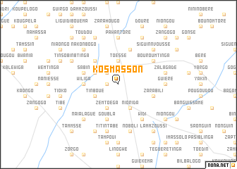 map of Kosmasson