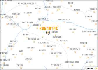 map of Kosmatac