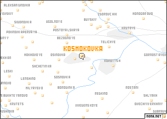 map of Kosmokovka