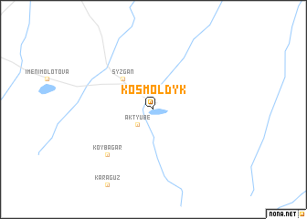 map of Kosmoldyk