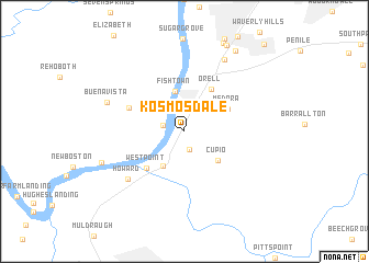 map of Kosmosdale