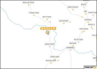 map of Kosmoso