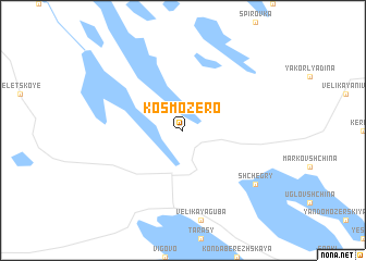 map of Kosmozero