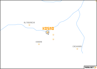 map of Kosmo