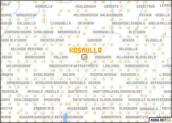 map of Kosmulla