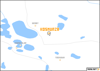 map of Kosmurza