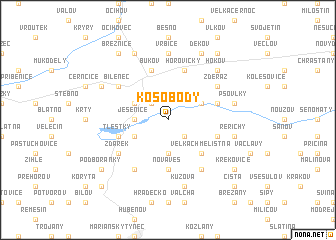 map of Kosobody