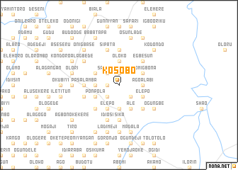 map of Kosobo