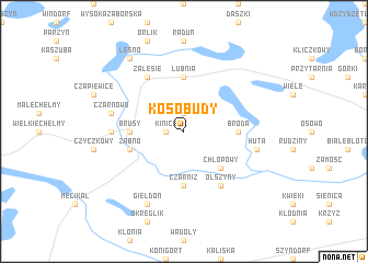 map of Kosobudy