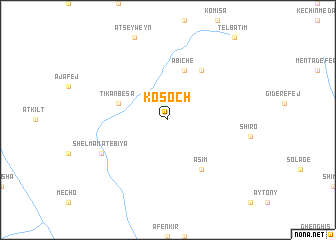 map of Kosoch