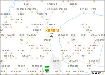 map of Kosodi