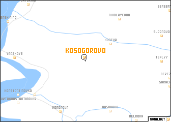 map of Kosogorovo