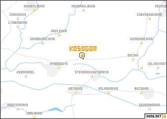 map of Kosogor