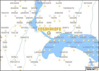 map of Kosokakofe